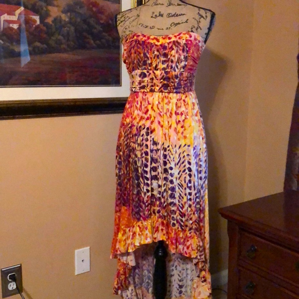 Mimi Chica high-low strapless dress, size small